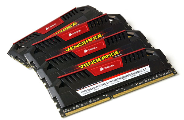 RAM - Corsair Vengeance Pro 32GB / Quad - 2400